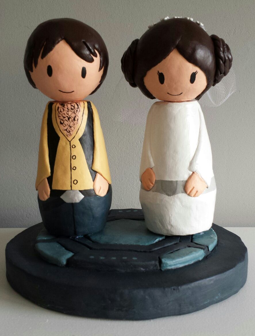 muñecos boda star wars