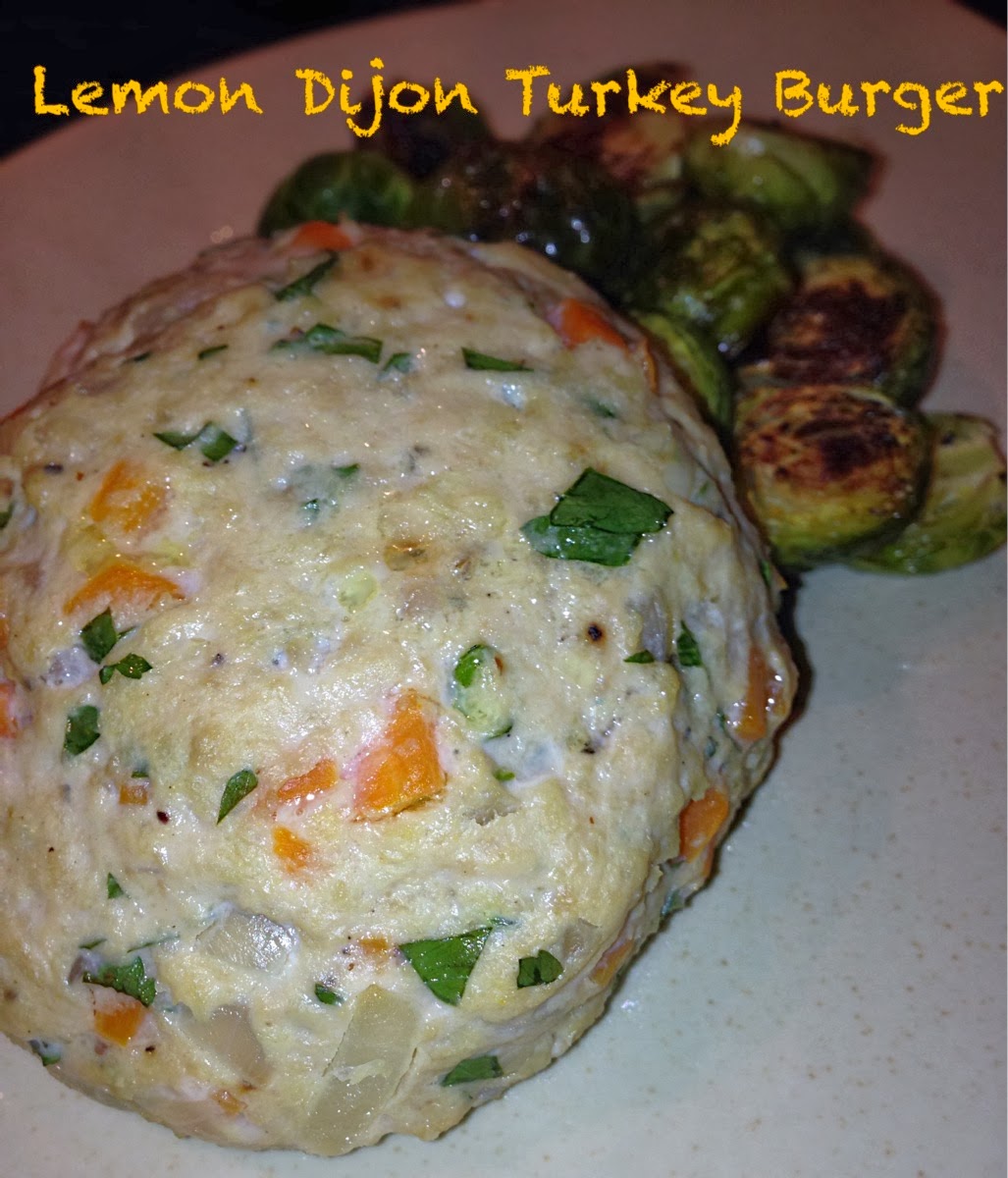 Boots Up Y'all No Guilt Baked Lemon Dijon Turkey Burger