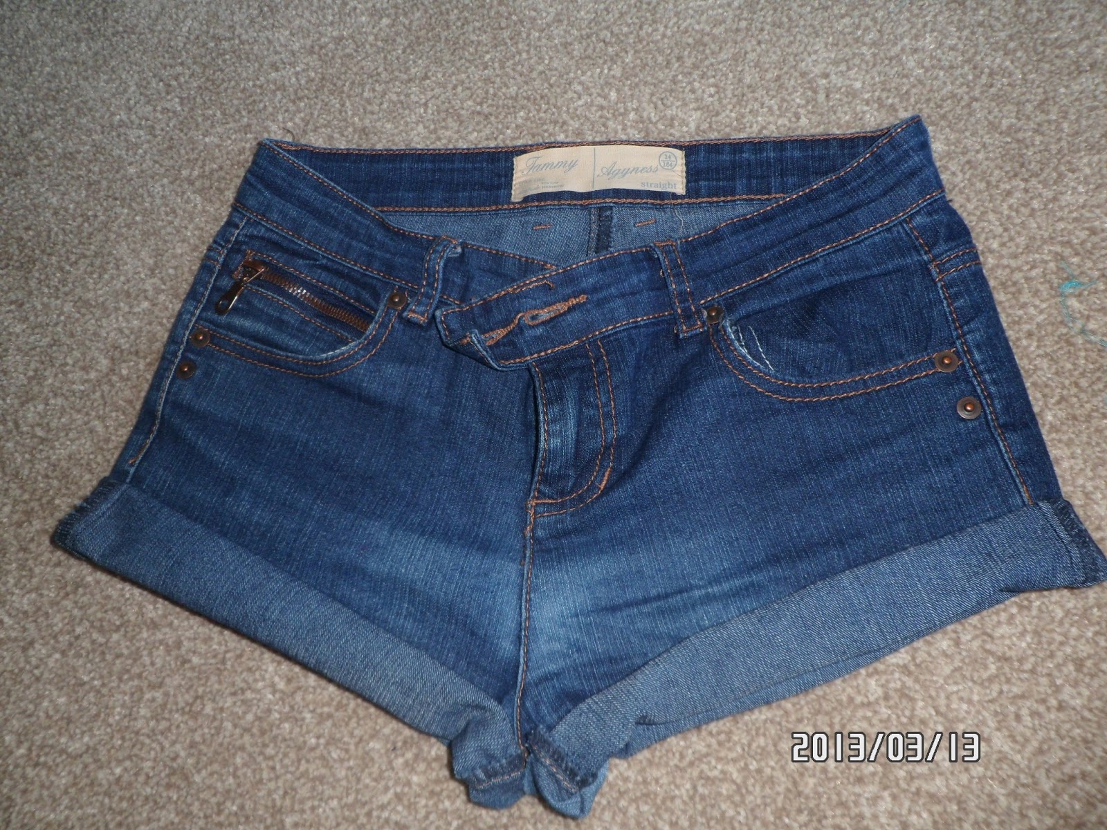 Beauty by a Geek Cutting Jeans to shorts