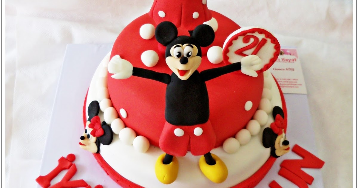 TATLI HAYAT PASTA TASARIM MİNİMİCKEY PASTA