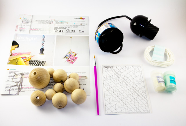 DIY Lampe Crealoo Kit DIY Lampe Materialien