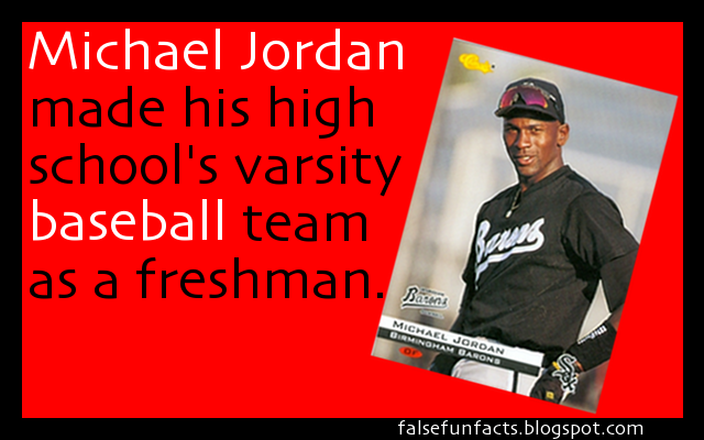 False Fun Facts: Michael Jordan