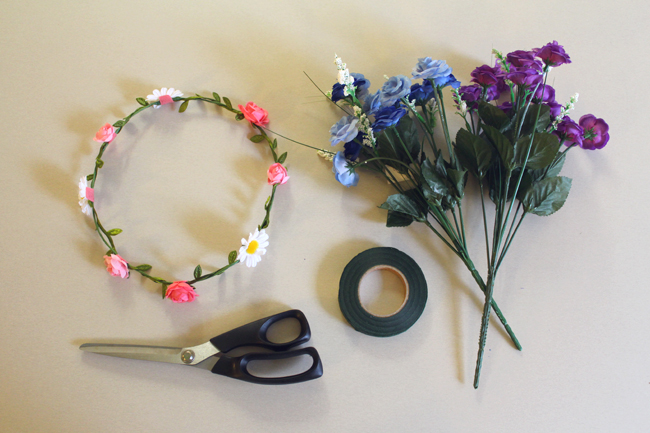 What is the best way to make a flower headband?