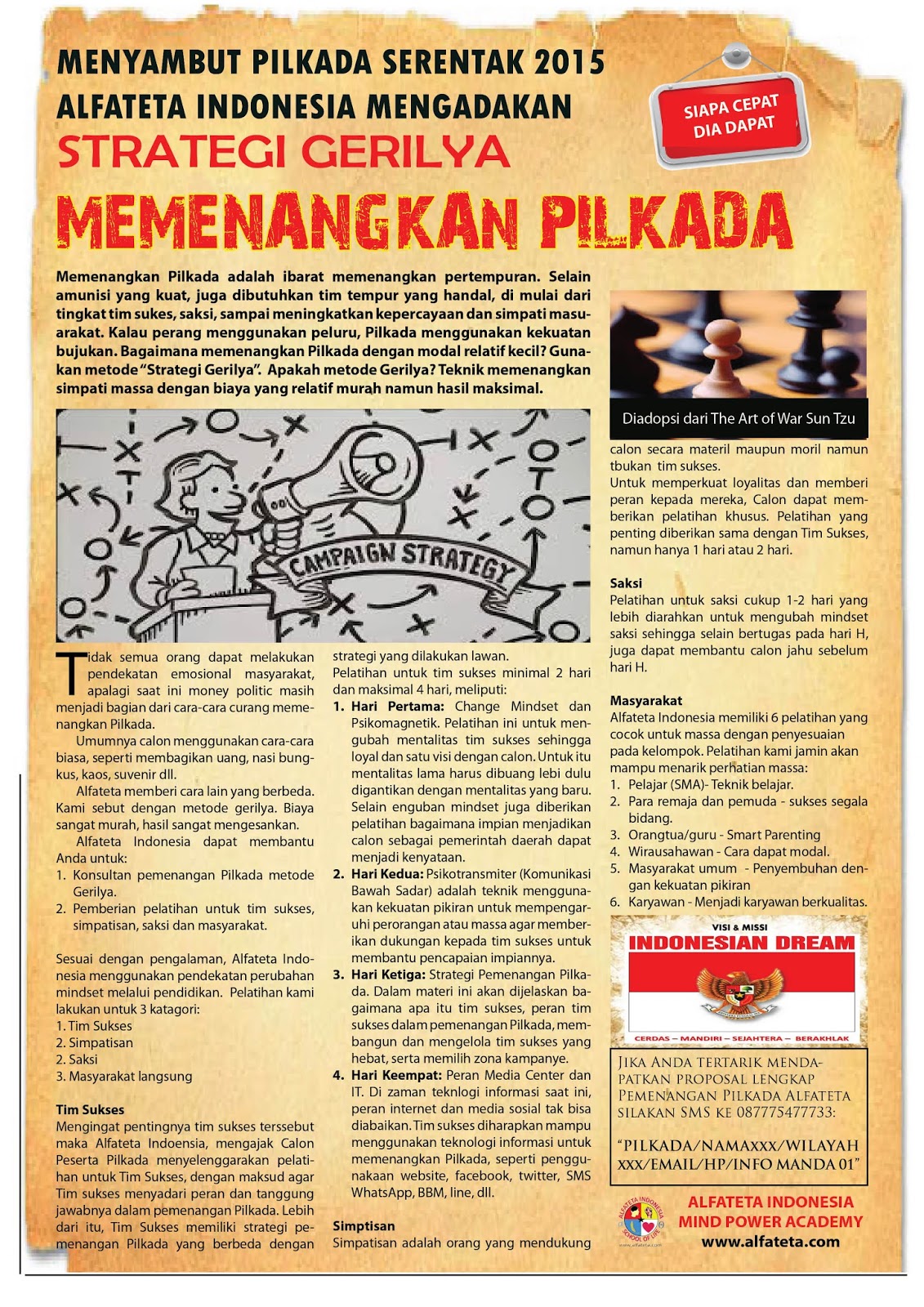 Contoh Proposal Pilkada Lengkap foto