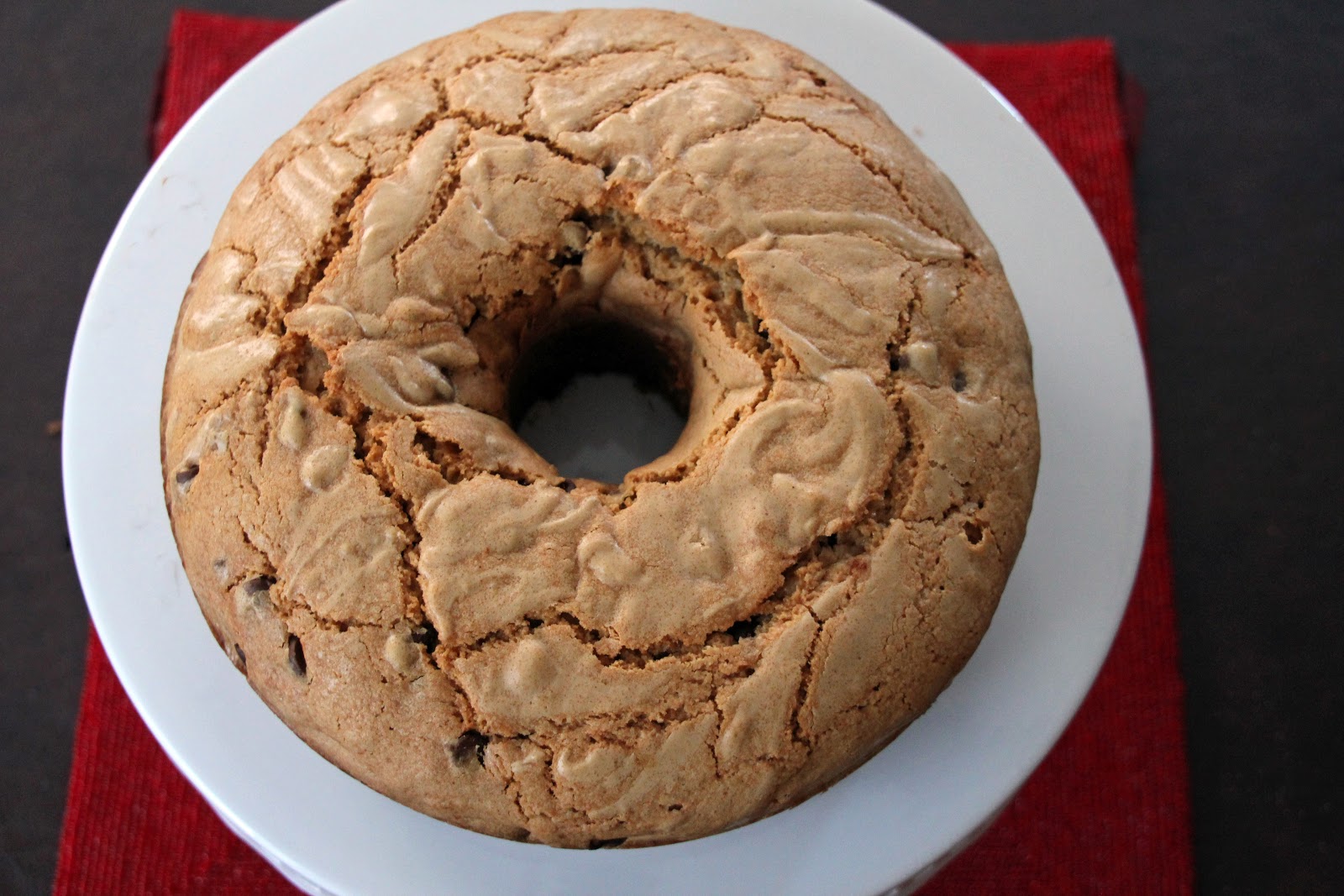 Life Is Sweets Peanut Butter Chocolate Chip Pound Cake with Peanut