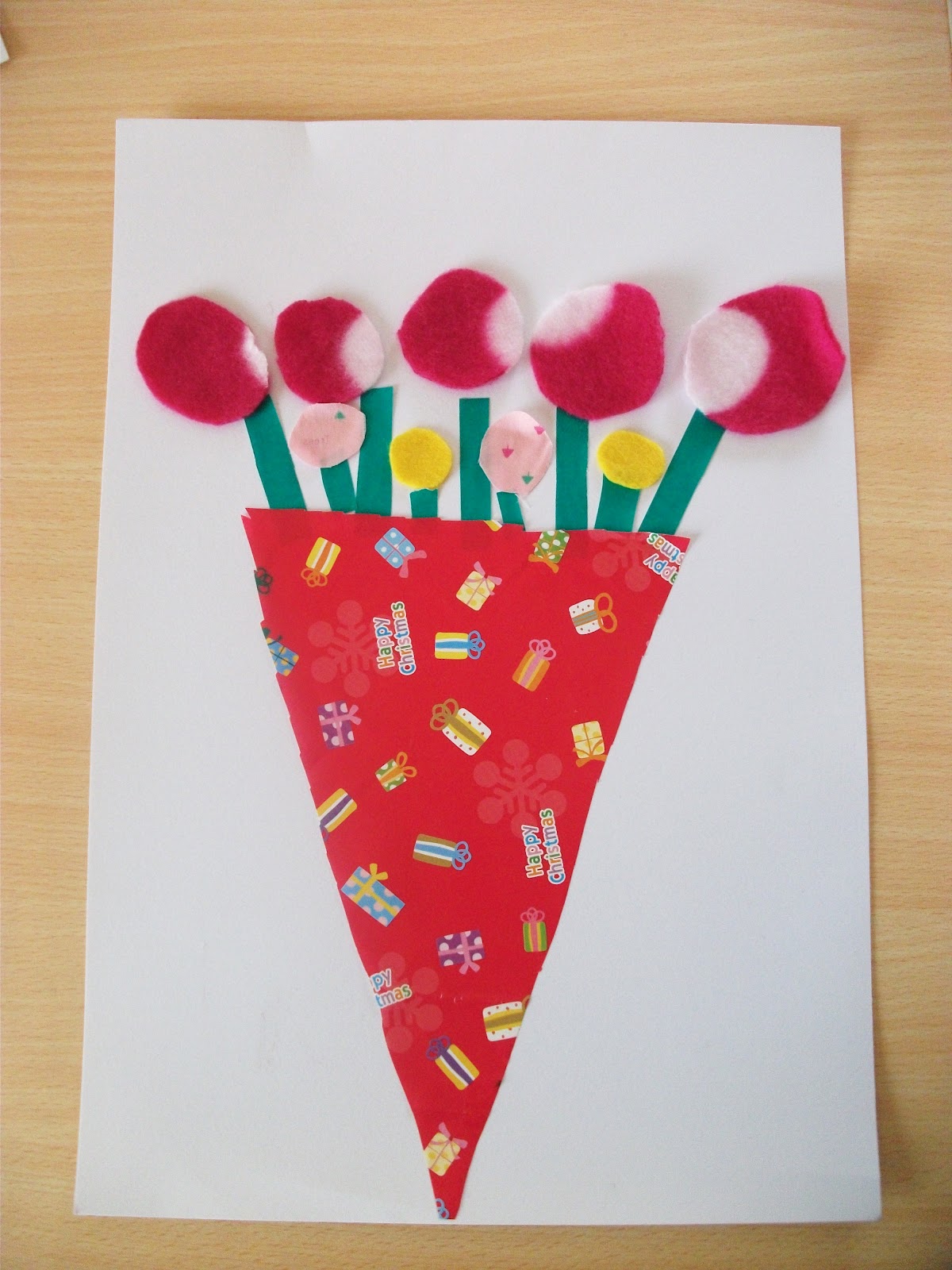 Bouquet of Flowers Paper Craft Preschool Crafts for Kids