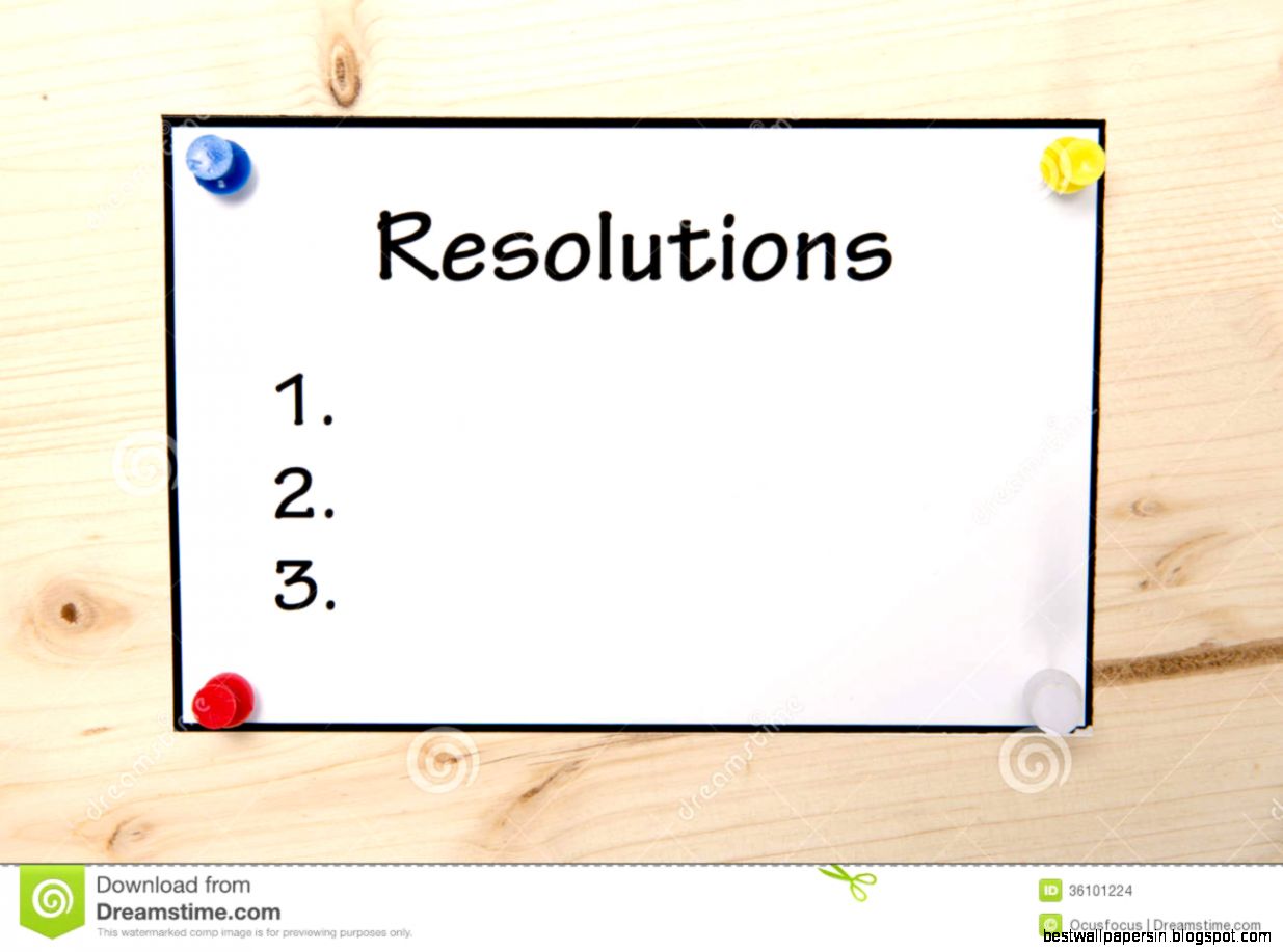 New Year Resolutions Note On Wood In Blank Stock Images Image New Year Resolutions Note On Wood In Blank Stock Images Image