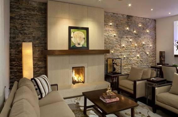 Si su sala de estar es elegante y moderna la piedra lisa como el Si su sala de estar es elegante y moderna la piedra lisa como el