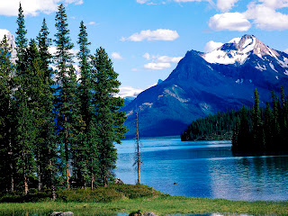 Canada Alberta National Park Landscape HD Wallpaper