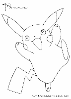 Pikachu Coloring Pages