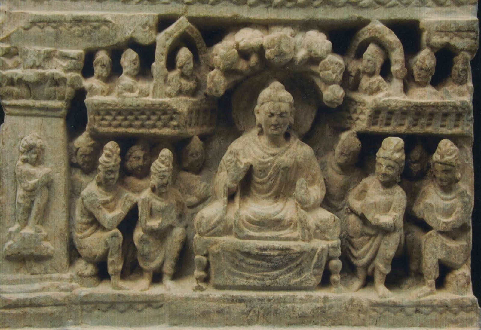 Descent of the Buddha from heaven Descent of the Buddha from heaven