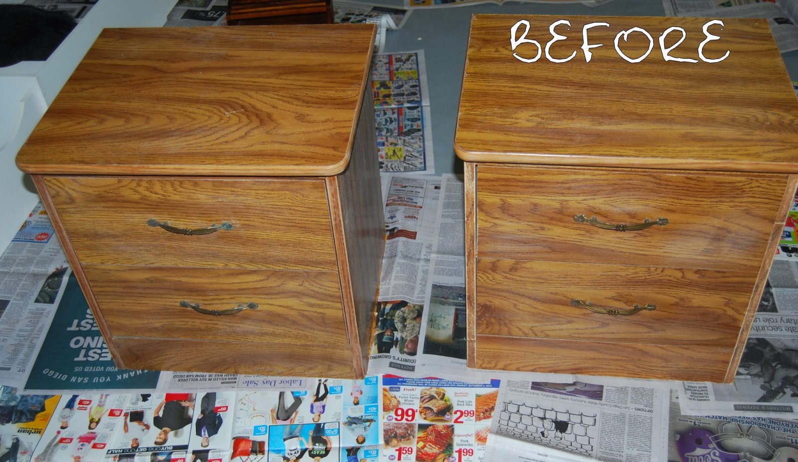 chalk paint & more Bedside drawers