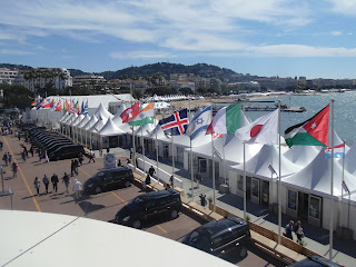 International Village pavilion set up for Marché du Film International Village pavilion set up for Marché du Film