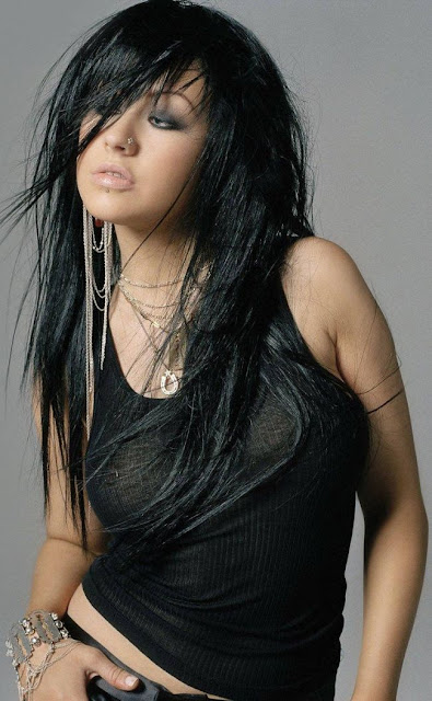 Christina Aguilera Beautiful Stronger Bionic Hot Black Wallpapers Photoshoot images
