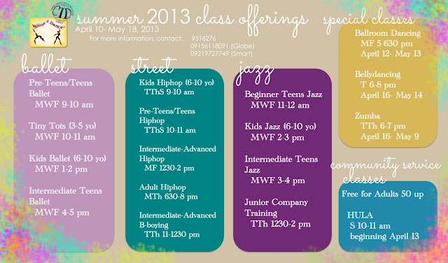 Summer Workshop, lessons, Activities, For Kids In Metro Manila 2013