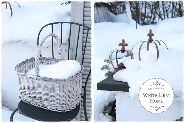 white grey home: Der Garten im Winterkleid