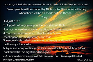 Ramadan hadith about blessings of ALLAH