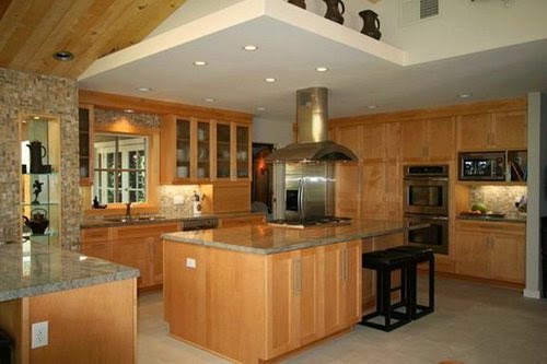 bày trí phòng bếp