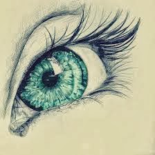 Eu curto &amp; Eu desenho: Olho verde , perfeito