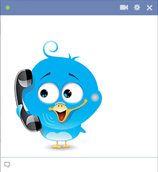 Bird on Telephone Icon