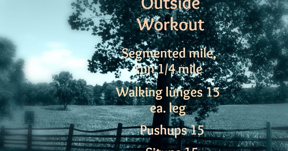 Golden Teacup Outside Workout