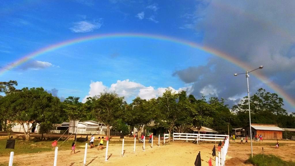 Arco-iris em Santa Rosa