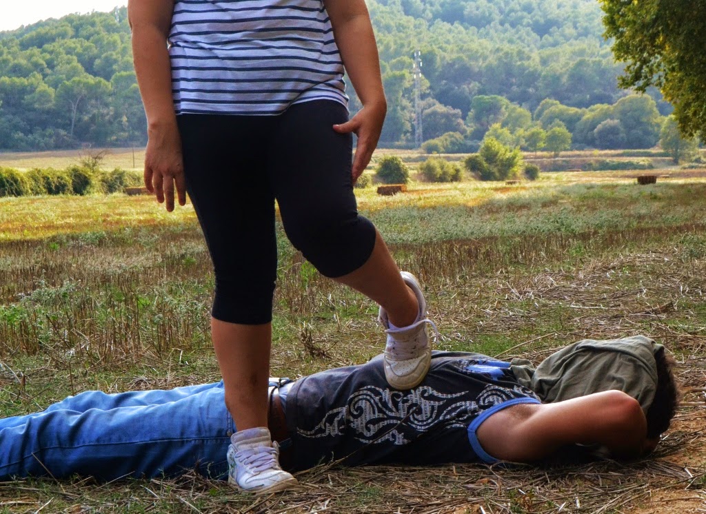 crushandtrampling Trampling with Nike dunk low and meshes in paradise