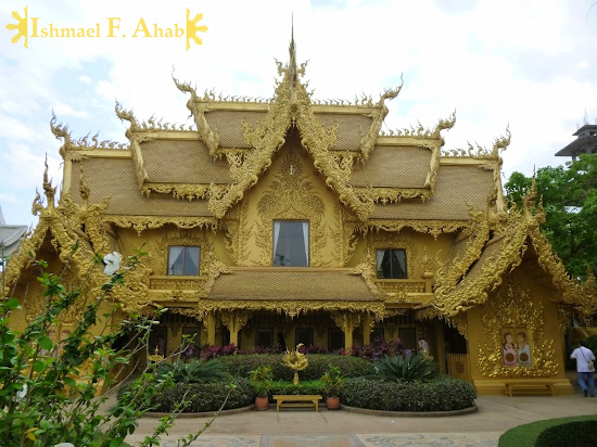 Golden Toilet at Wat Rong Khun complex, Chiang Rai, North Thailand
