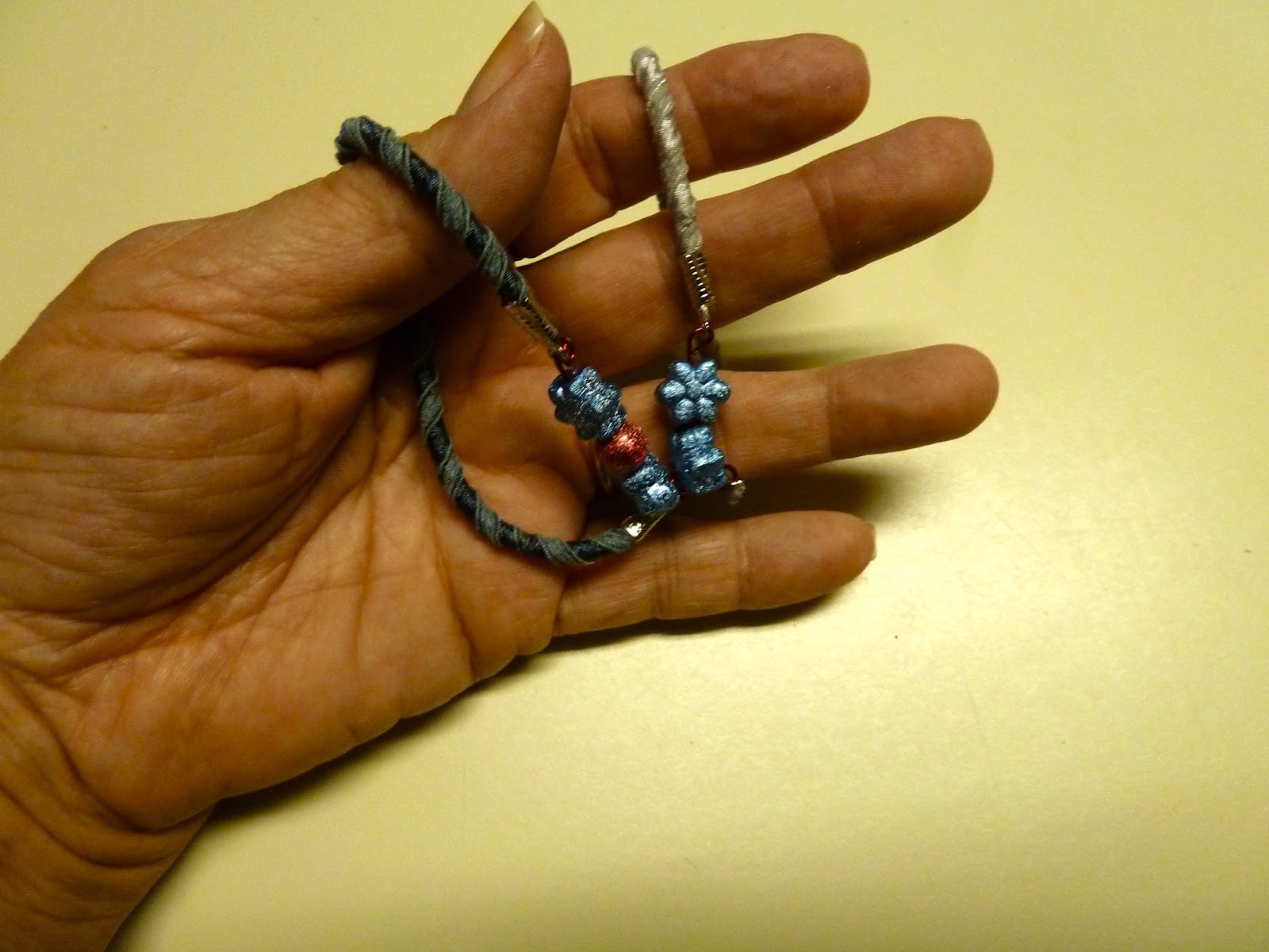 Make It Easy Crafts Beaded Hair Tie Or Is It A Bracelet