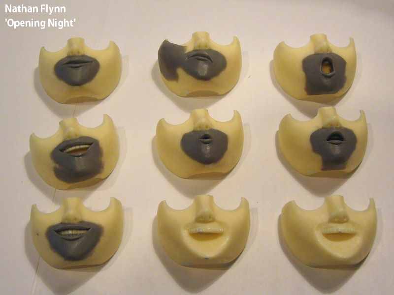 Nathan Flynn Replacement Puppet Faces