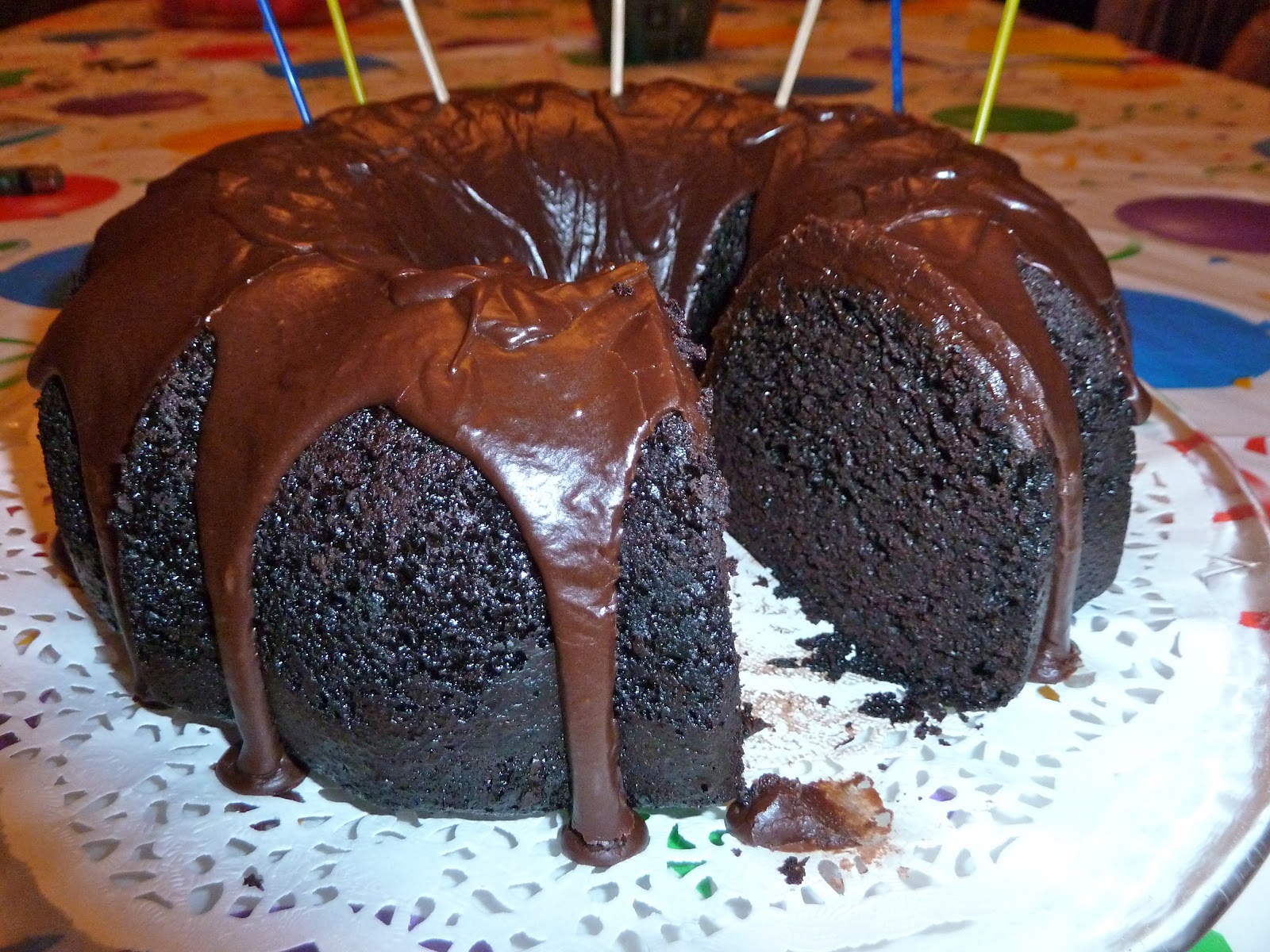 Gluten Free Baking Bear GLUTEN FREE CHOCOLATE CAKE WITH CHOCOLATE