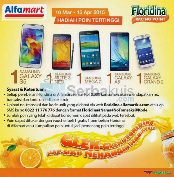 Floridina Racing Point Berhadiah SAMSUNG Galaxy S5 Floridina Racing Point Berhadiah SAMSUNG Galaxy S5