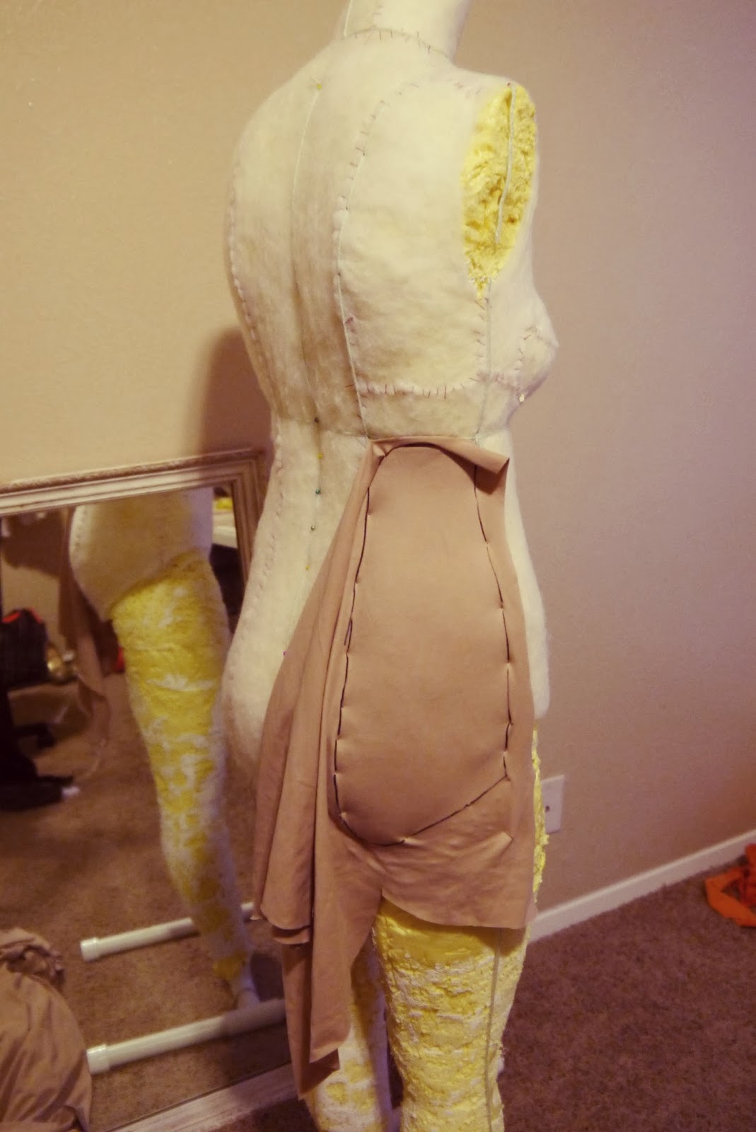 katastrophic DIY Dress Form Part 3 Padding and Cover