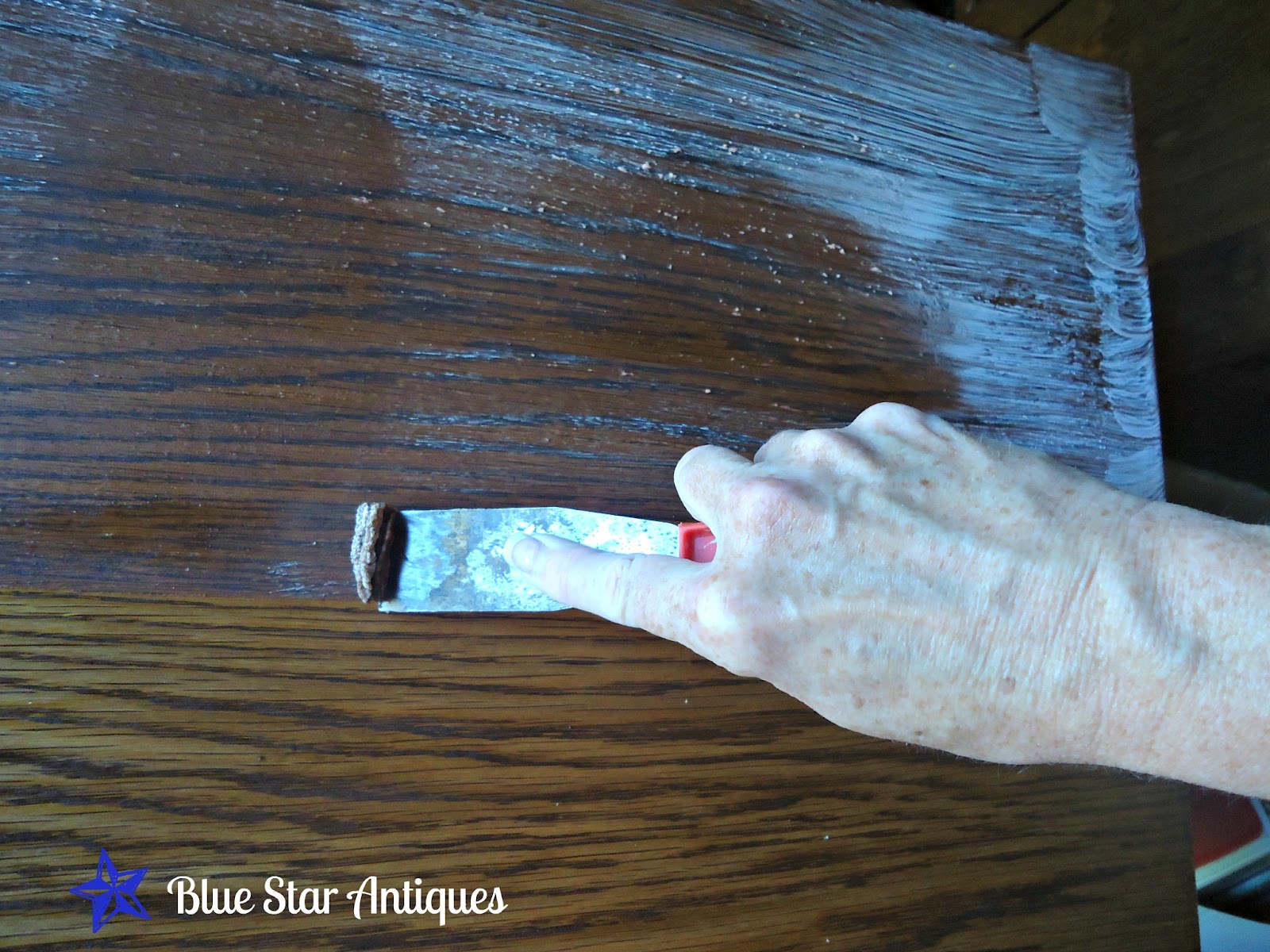 Blue Star Antiques How to Strip and Refinish a Table Top