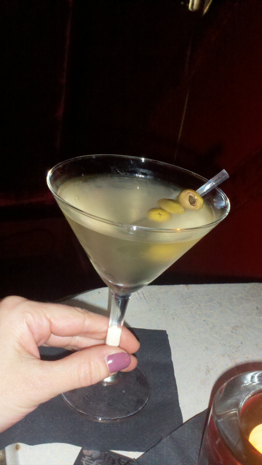 Vodka Martini straight up with a twist February 2011