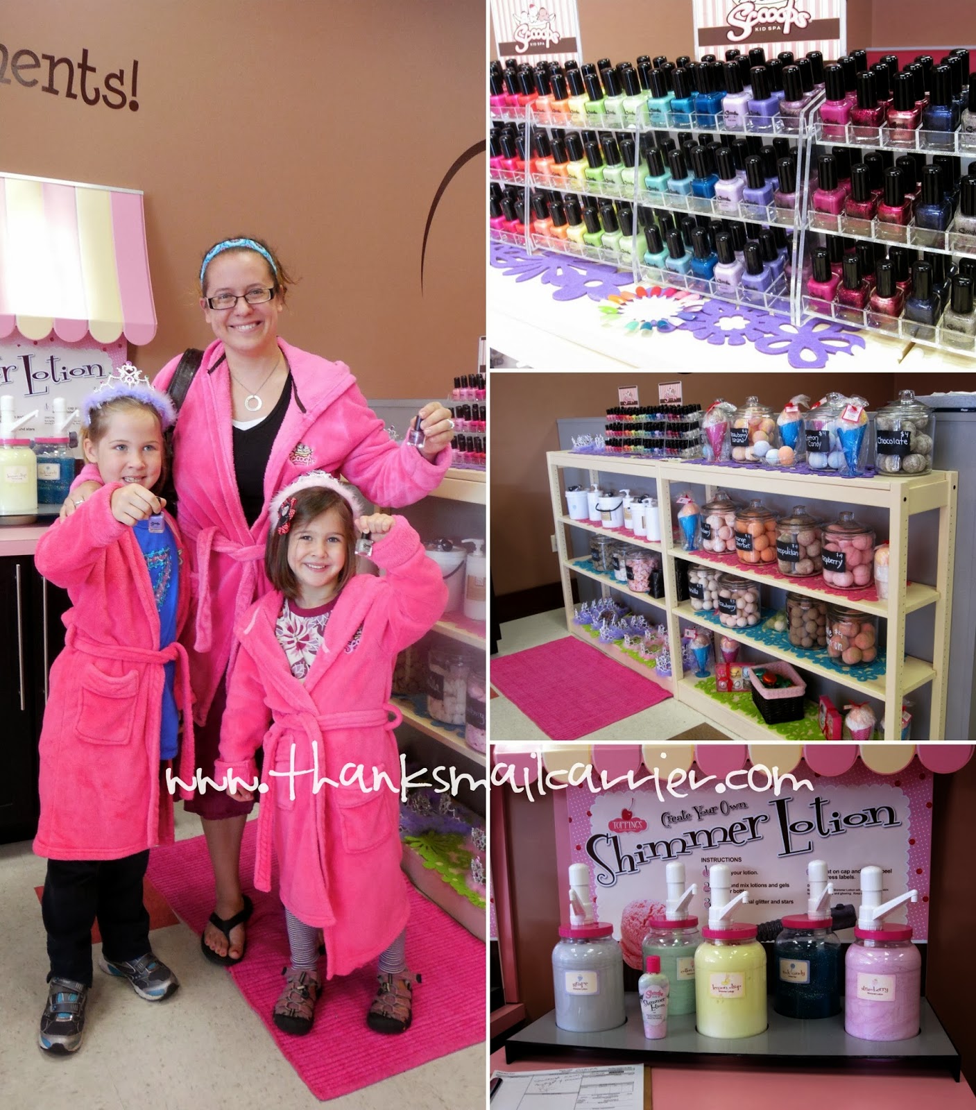 Thanks, Mail Carrier MotherDaughter Bonding at the Scooops Kid Spa