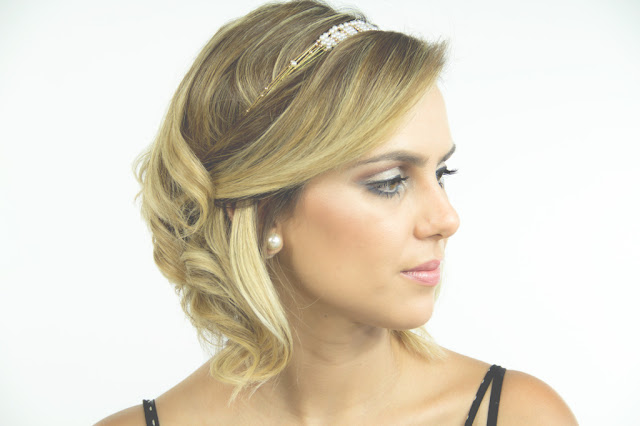 penteado de festa cabelo curto