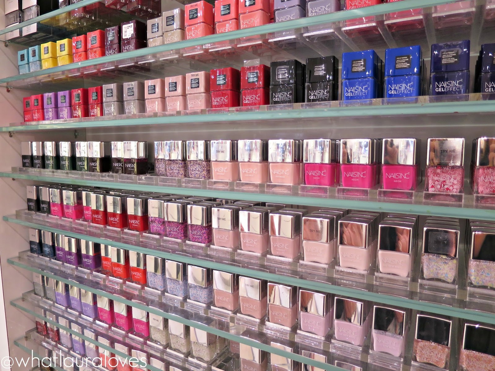 Nails Inc Express Manicure at Selfridges Trafford Centre What Laura Loves
