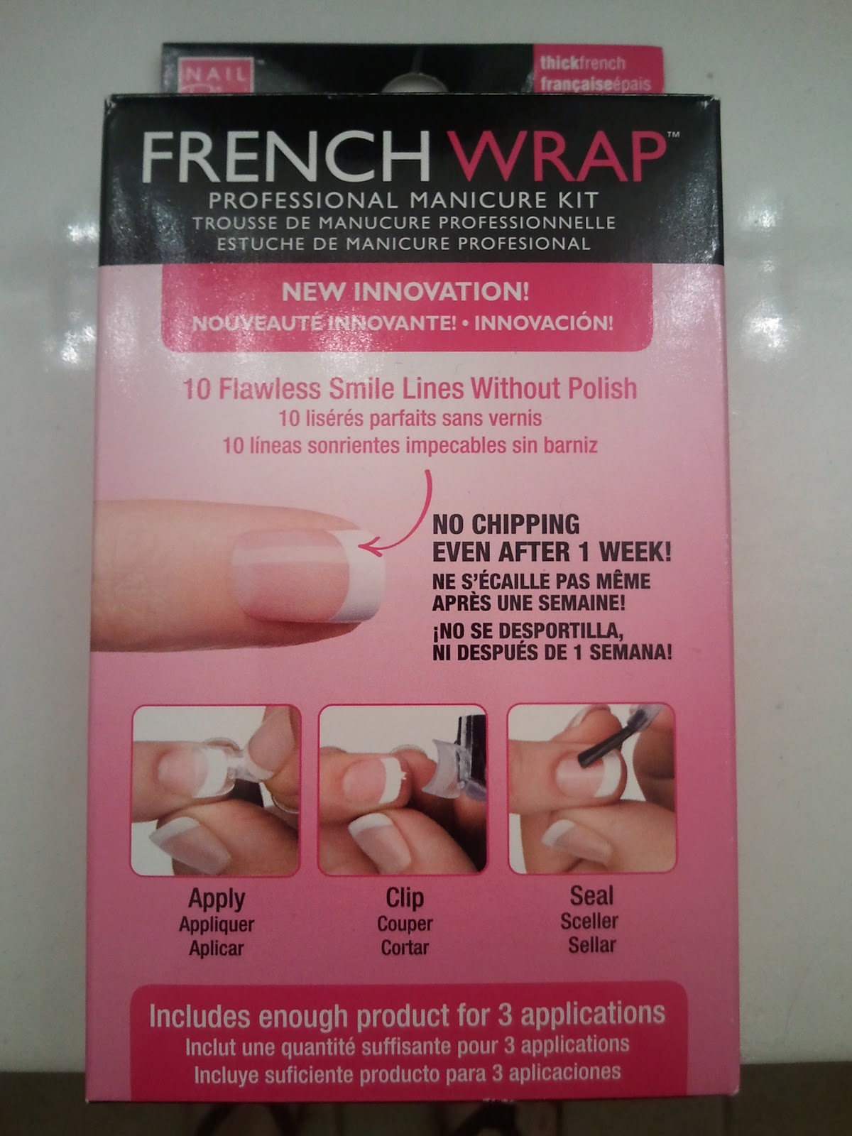 Nail Bliss Pro called the French Wrap and thought I would give it a try