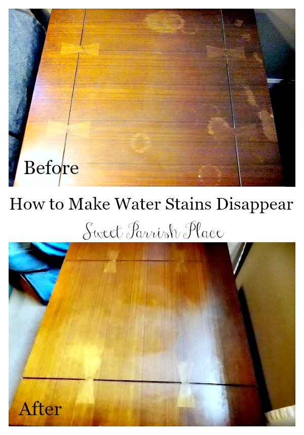 Recap My Most Popular Post Ever How to Remove Water Stains from Wood