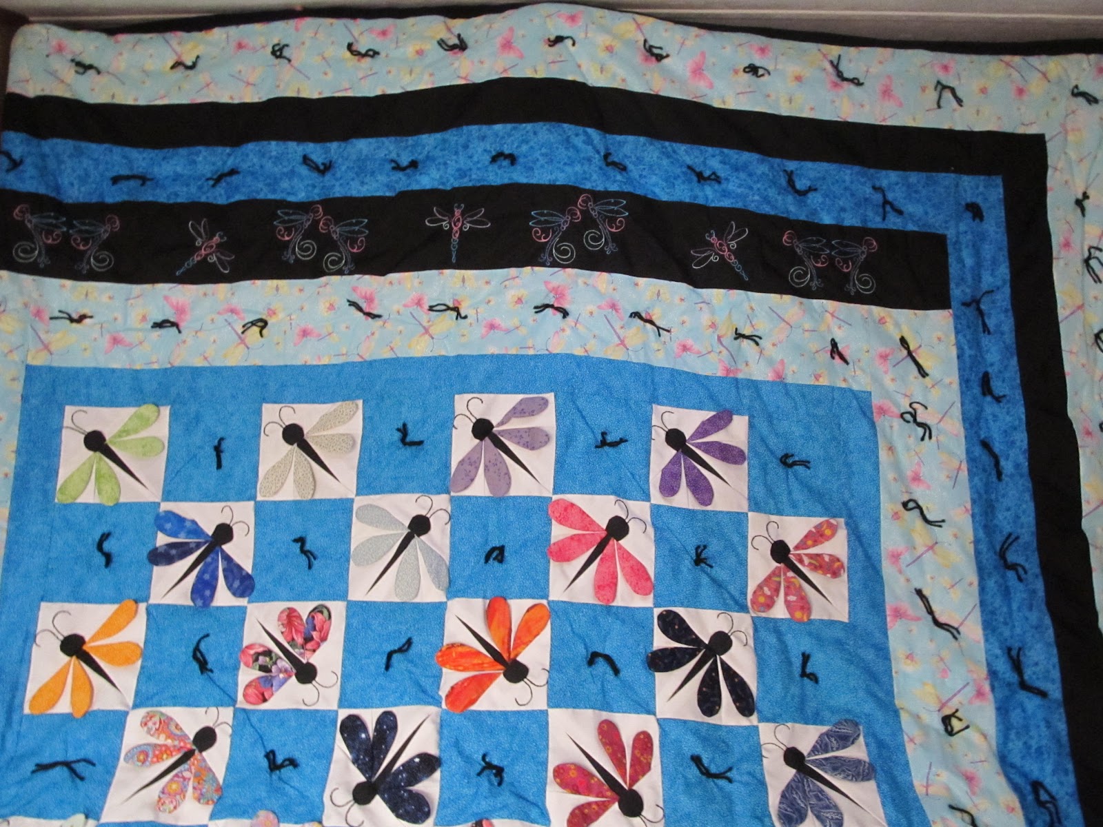 The Busy Bee's Dragonfly Quilt