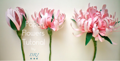tutorial flores de papel. paper flowers tutorial