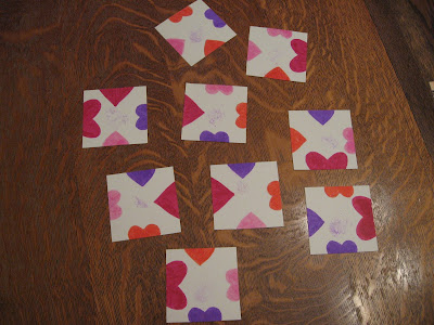 Almost Unschoolers: Valentine's 3x3 Square Puzzle