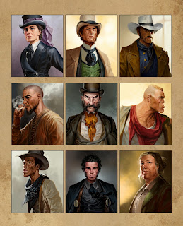 lukas thelin, 2013, western rpg, mannen i svart, the man in black, adventure, characters, black bounty hunter, strong women