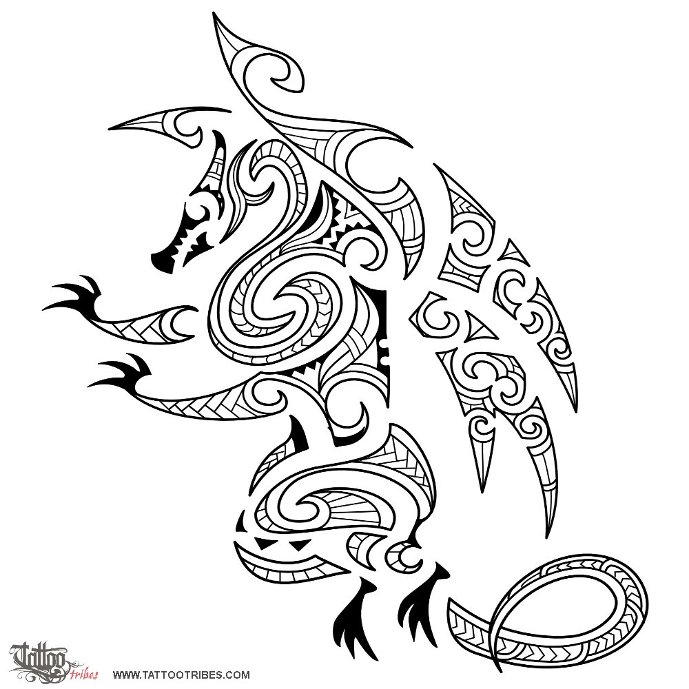 Dragon Maori Maori tattoo, Drake tattoos, Small dragon