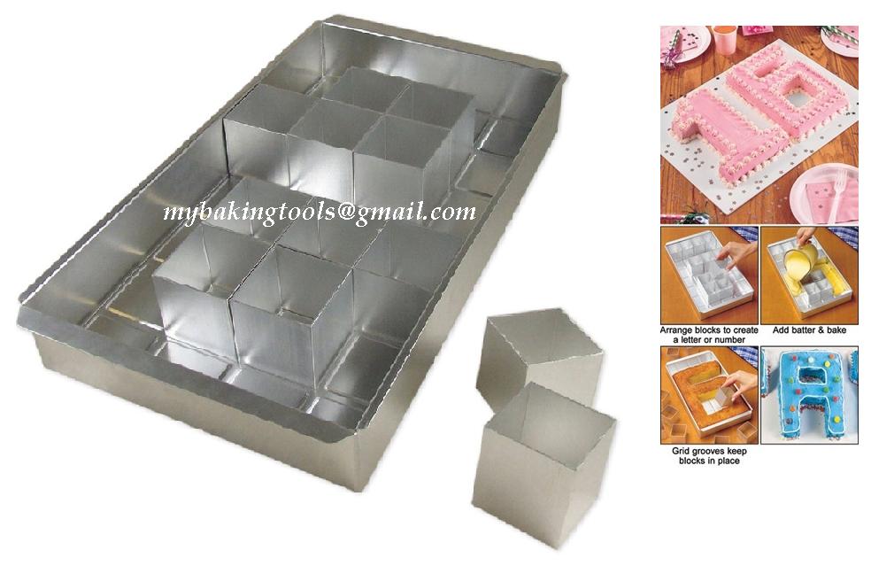 mybaking tools Custom Alphabet Number Cake Pan