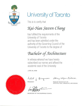 University of Toronto - Bachelor of Architecture