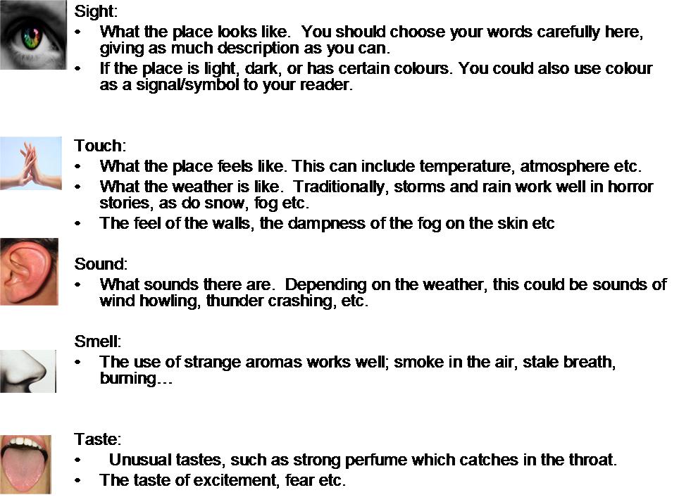 Narrative Essay Papers Five Senses Descriptive Essays Narrative Essay Topics For High School Students also Essay About Business The Five Senses Sample Essays Cause And Effect Essay Papers