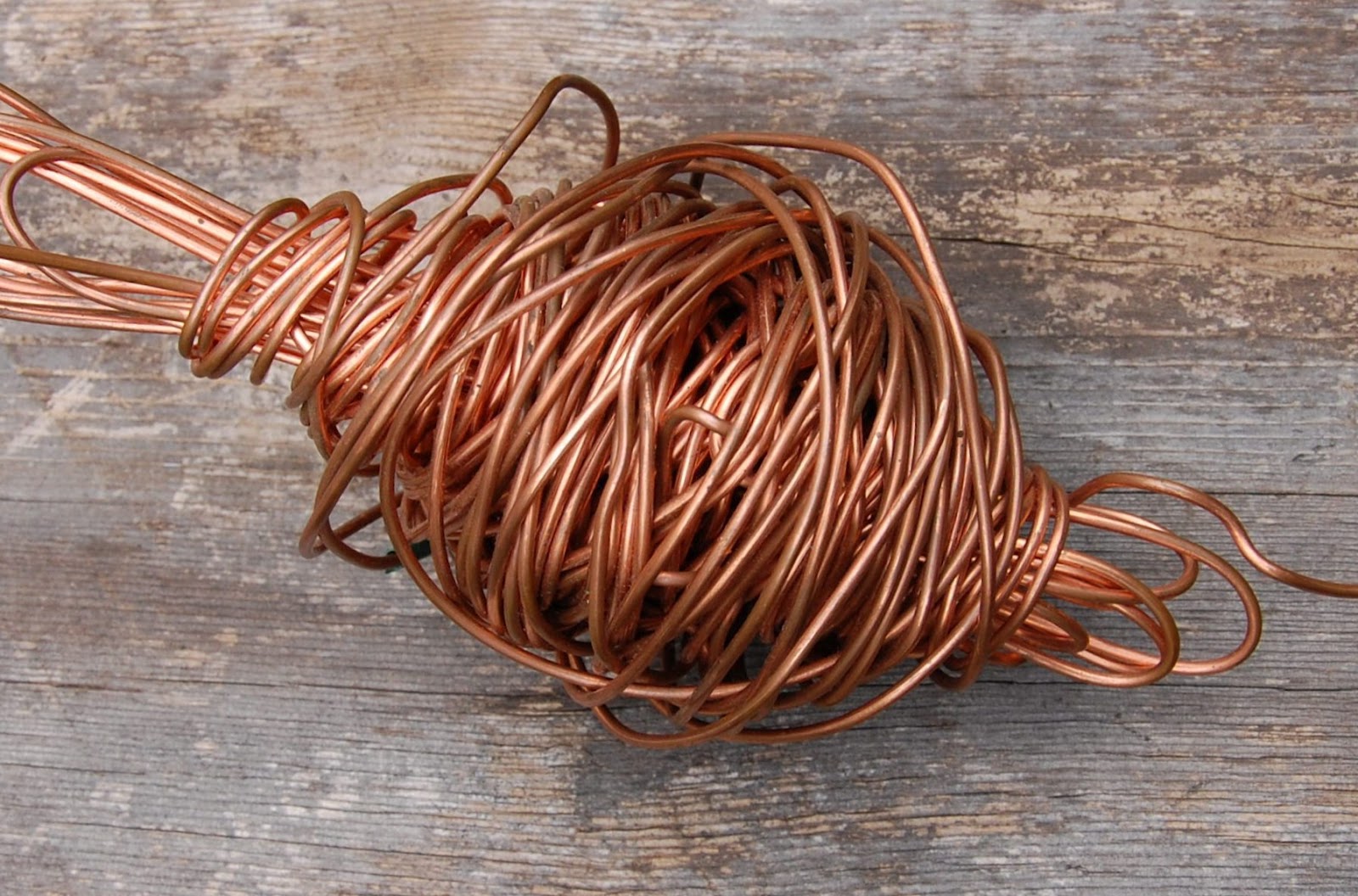 Cynthia Murray Design Recycled Copper Wire....Again