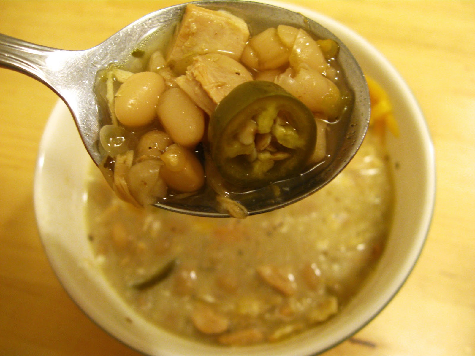 White Chicken Chili Above Hoarded Gold